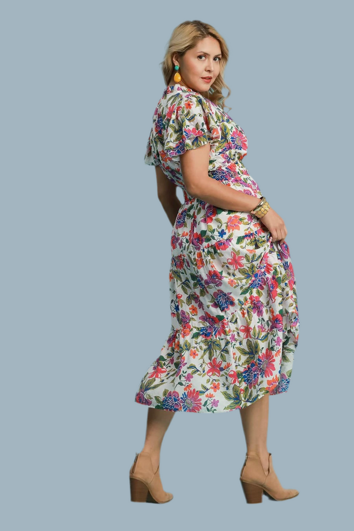 Umgee floral plus size dresses