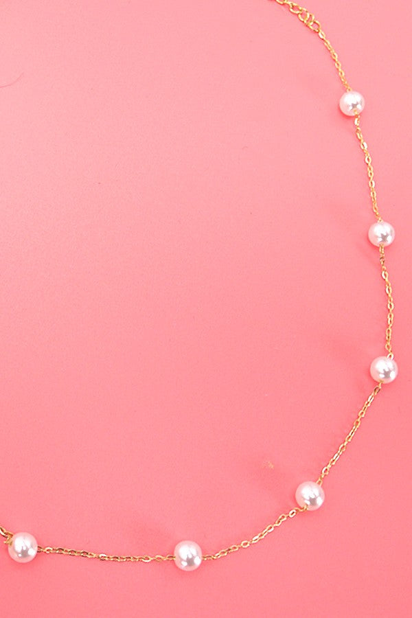 pearl beaded necklace