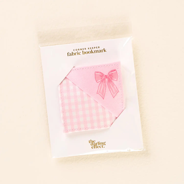 fabric corner keeper bookmark