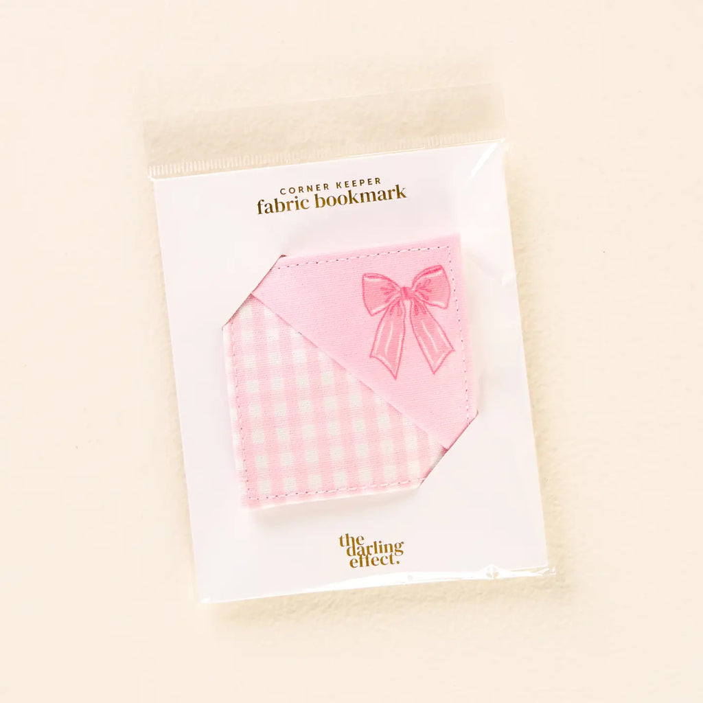 fabric corner keeper bookmark