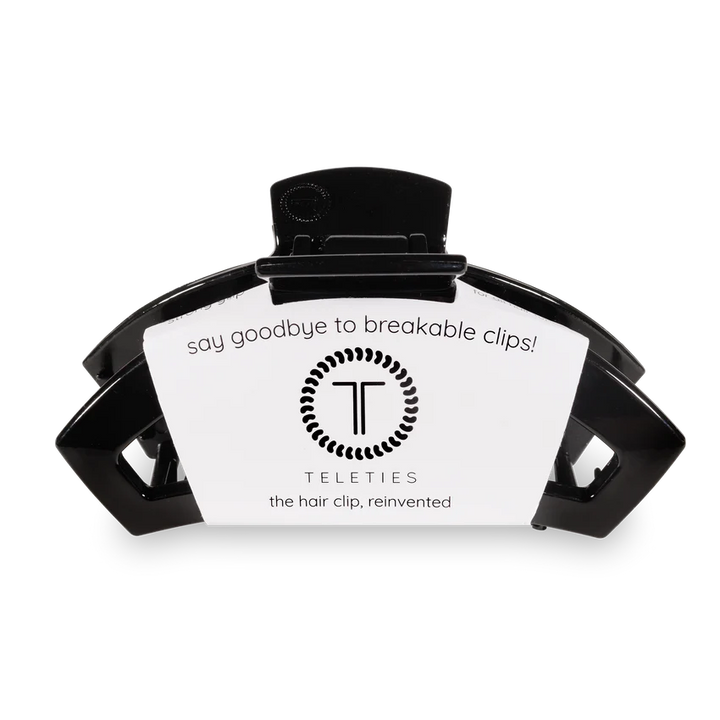 black large open claw clip