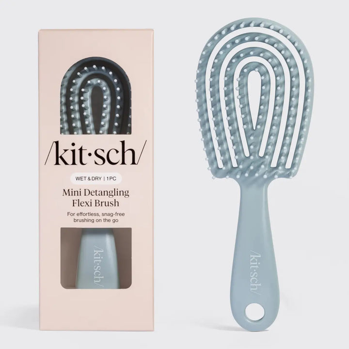 Kitsch mini hair detangling flexi brush