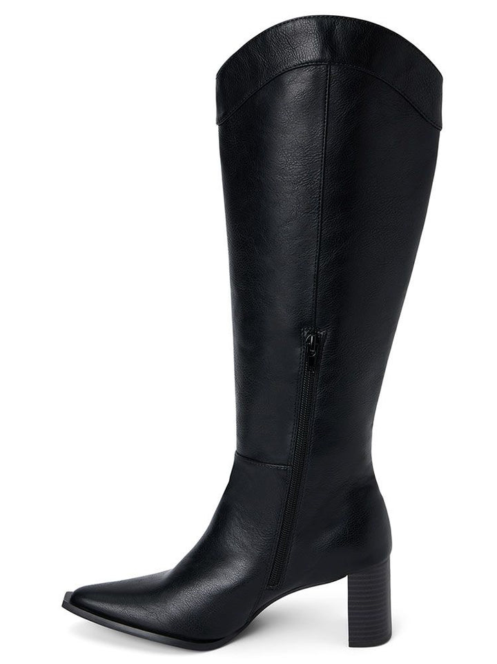 matisse bonnye tall western black boots
