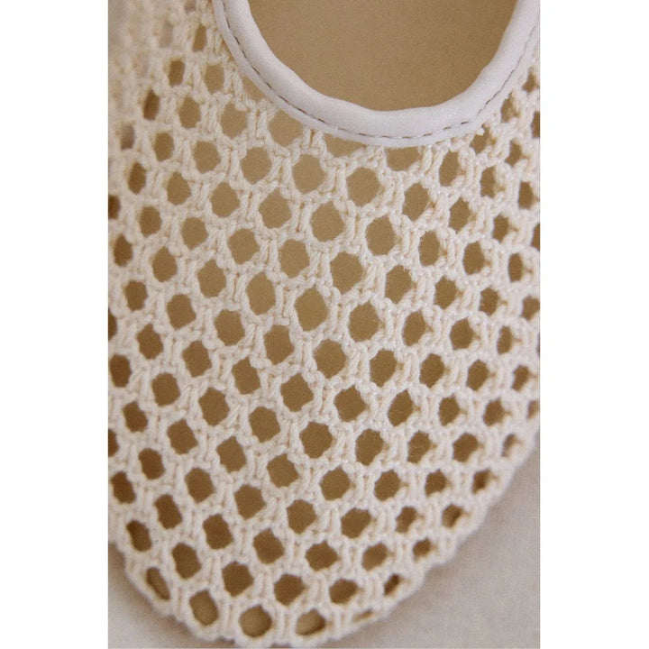 close up of Matisse ivory shoe