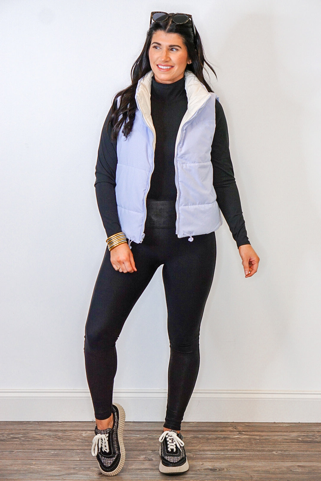 trending reversible puffer vest