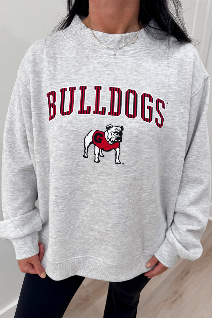 charlie southern bulldogs mock neck sweatshirt