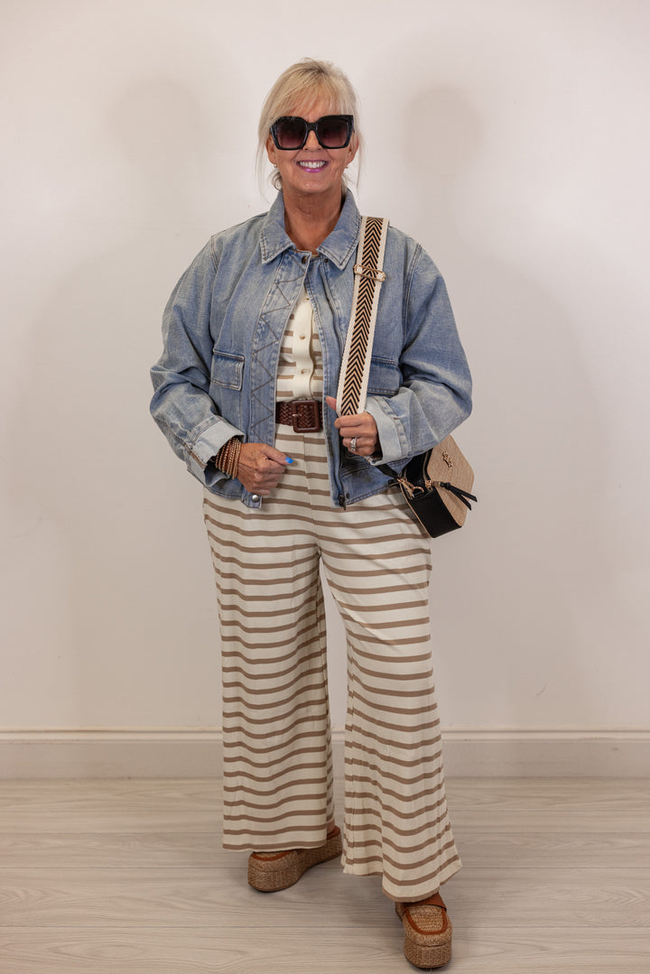 light wash soft cotton denim jacket