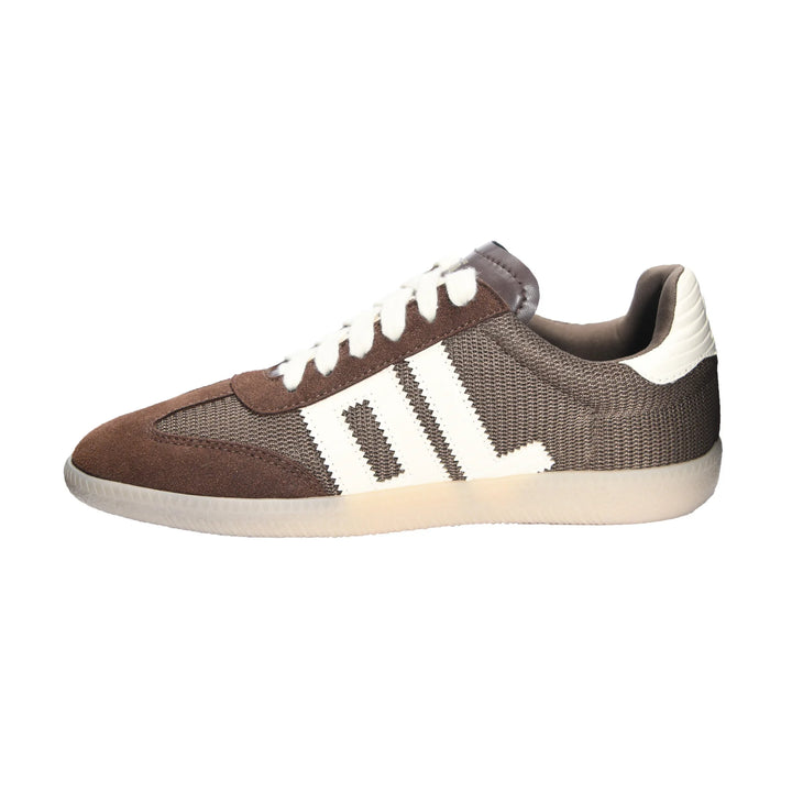 chinese dirty laundry brown suede trackstar low top DL sneaker dupes left side