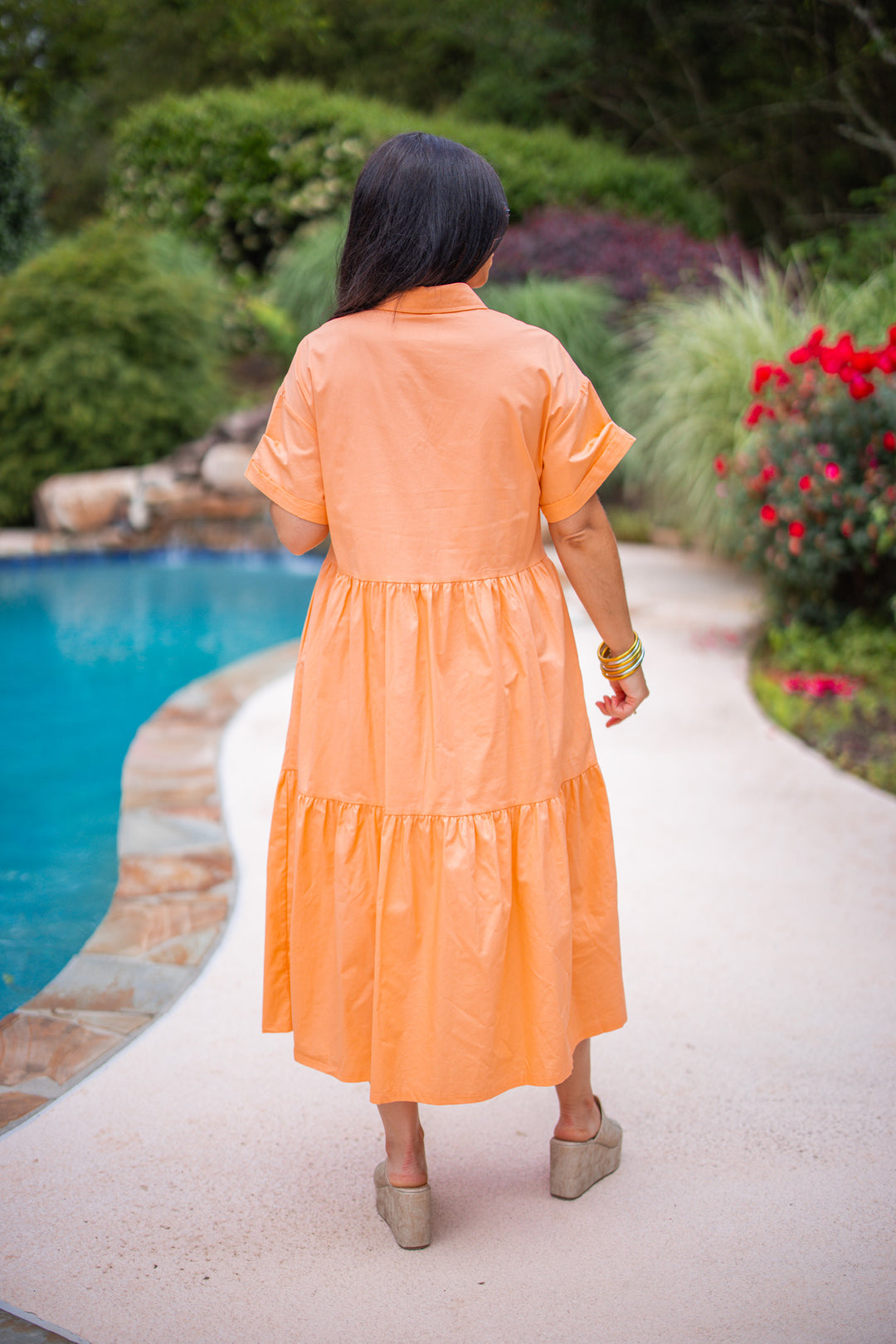 classic timeless style summer midi dress