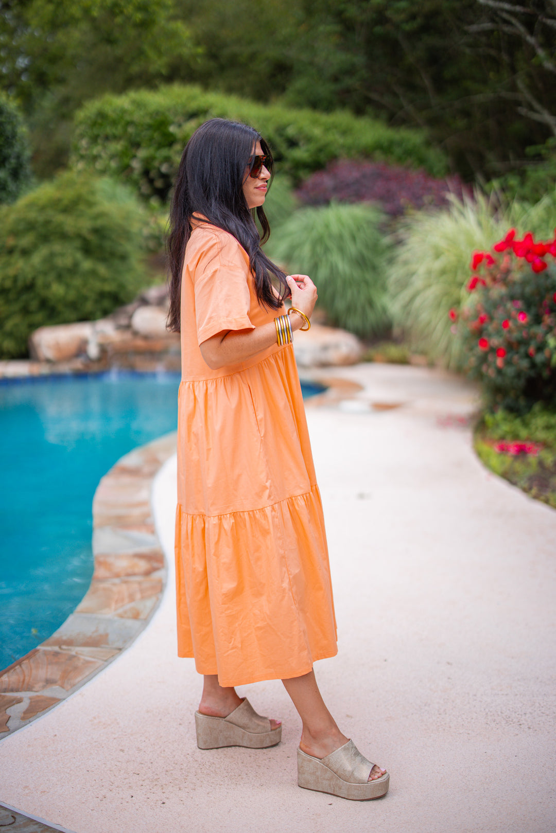 classic timeless style summer midi dress