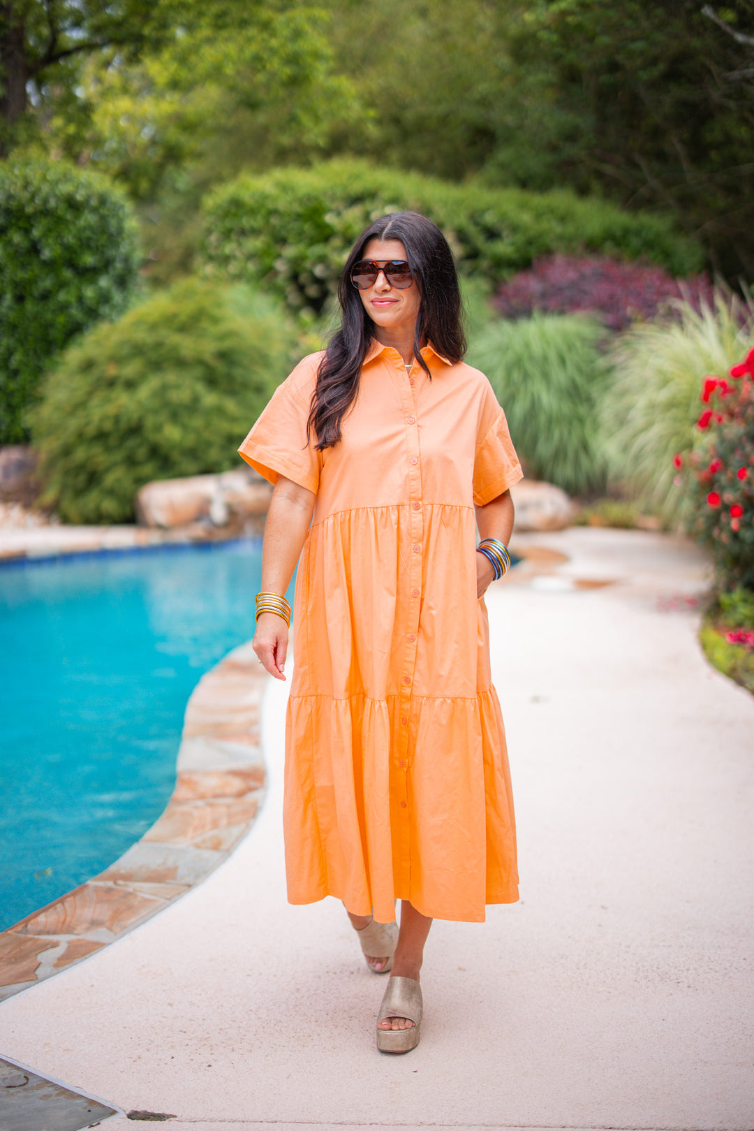 classic timeless style summer midi dress