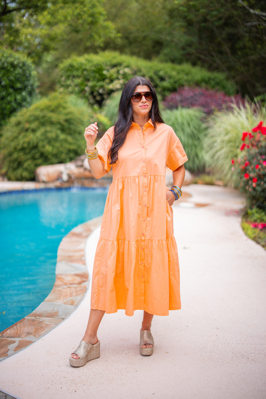 classic timeless style summer midi dress