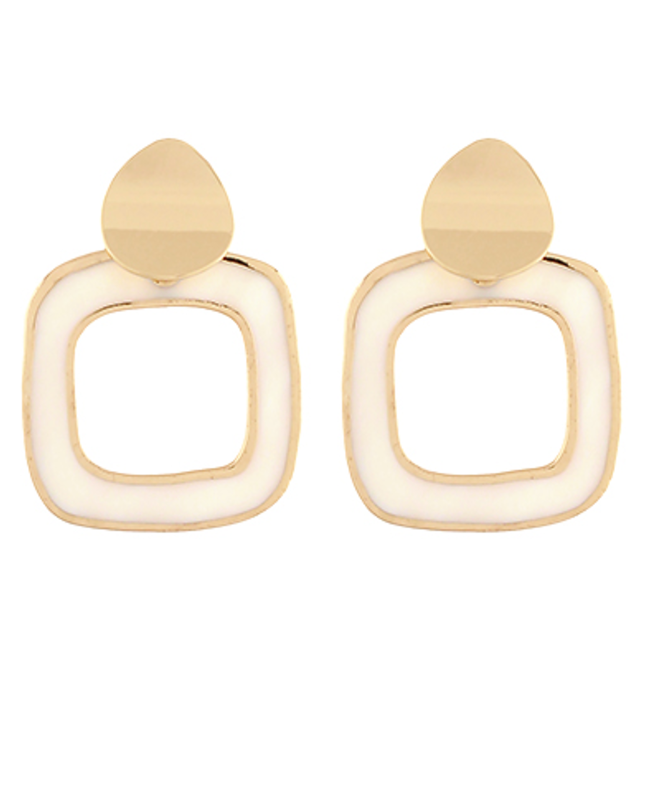 ivory shell earrings
