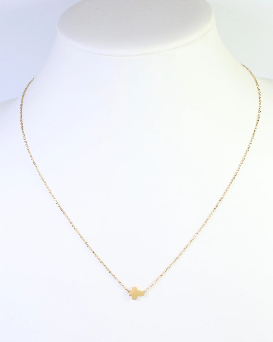 Bronx Dainty Gold Cross Necklace