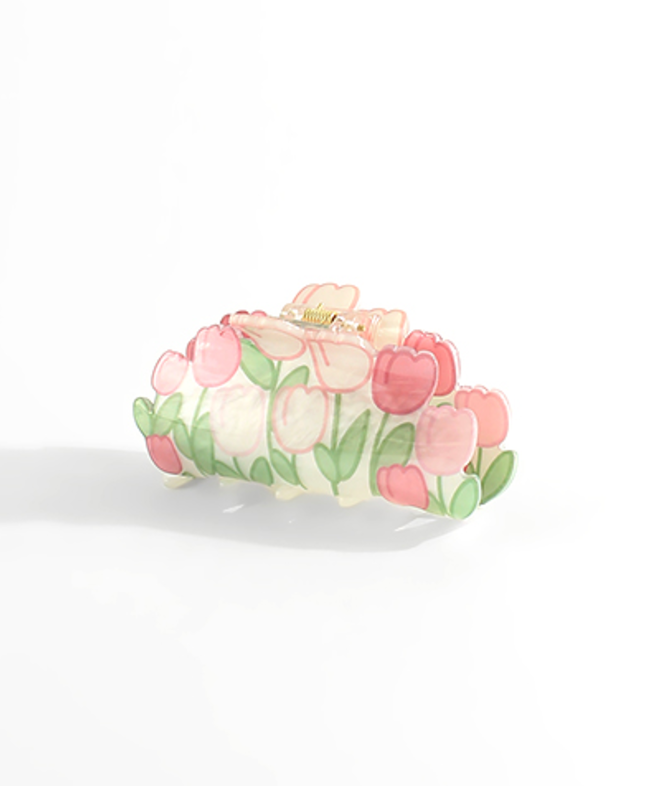 tulips hair claw clip