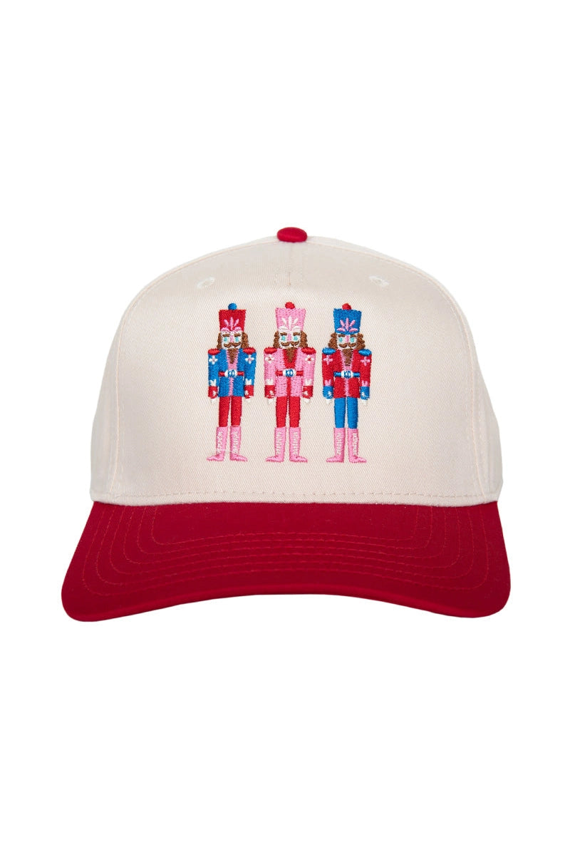 Christmas nutcrackers vintage trucker hat front