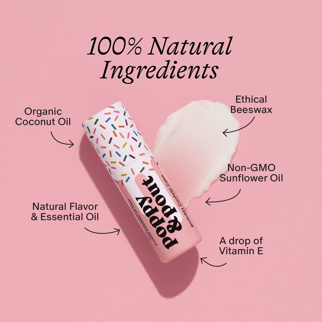 poppy and pout lip balm ingredient list