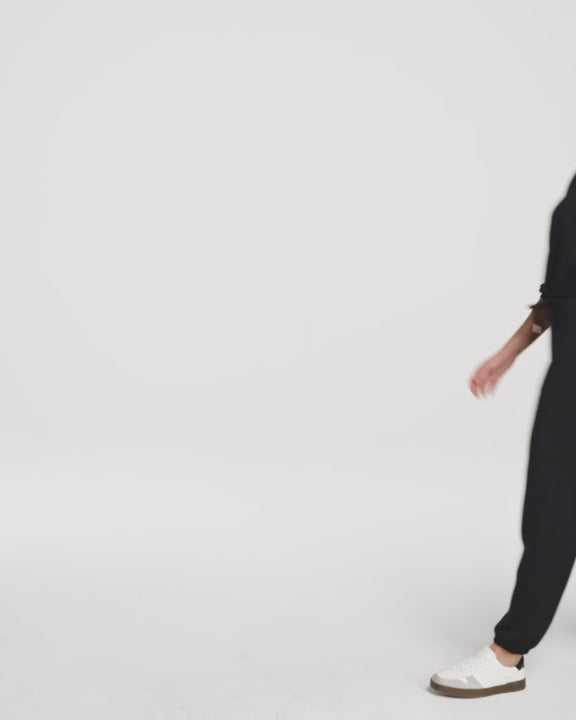 Spanx Airessentials Cinched Black Hoodie
