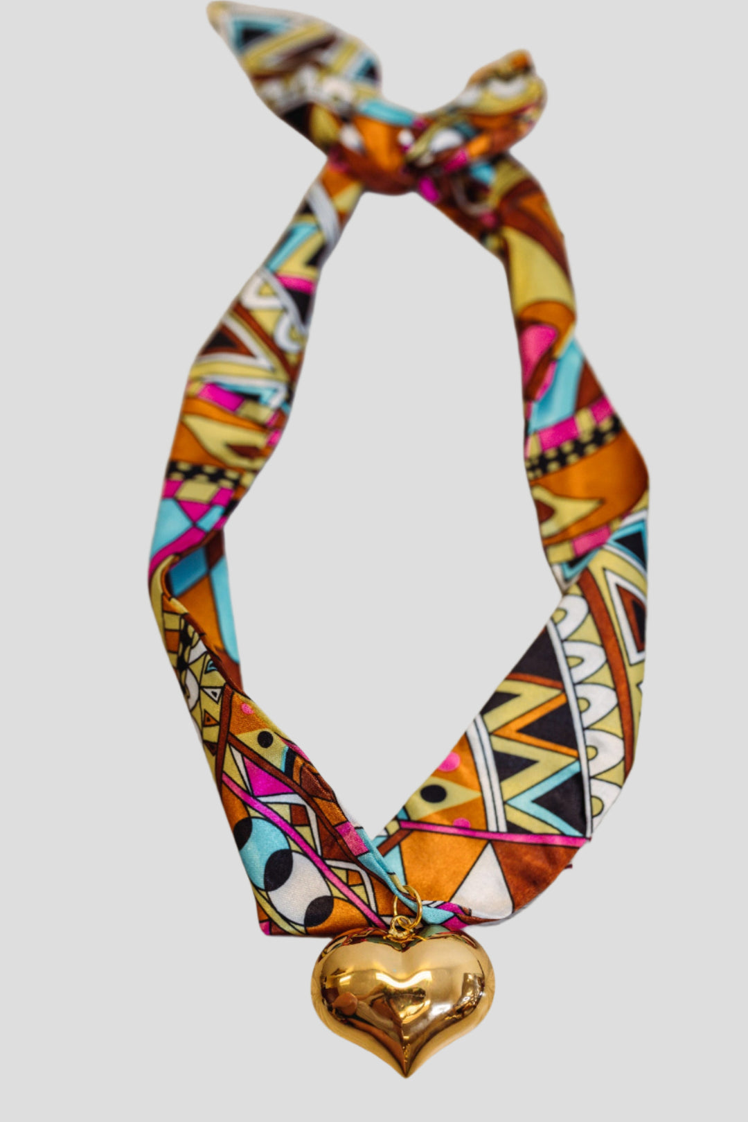 trending jewelry satin scarf charm necklace