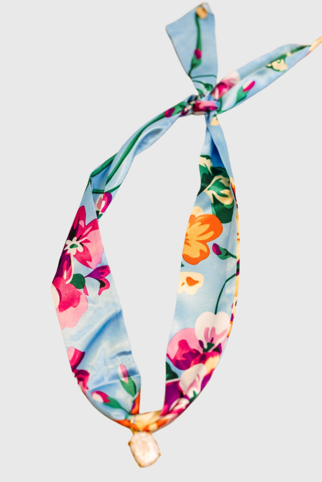 trending jewelry satin scarf charm necklace