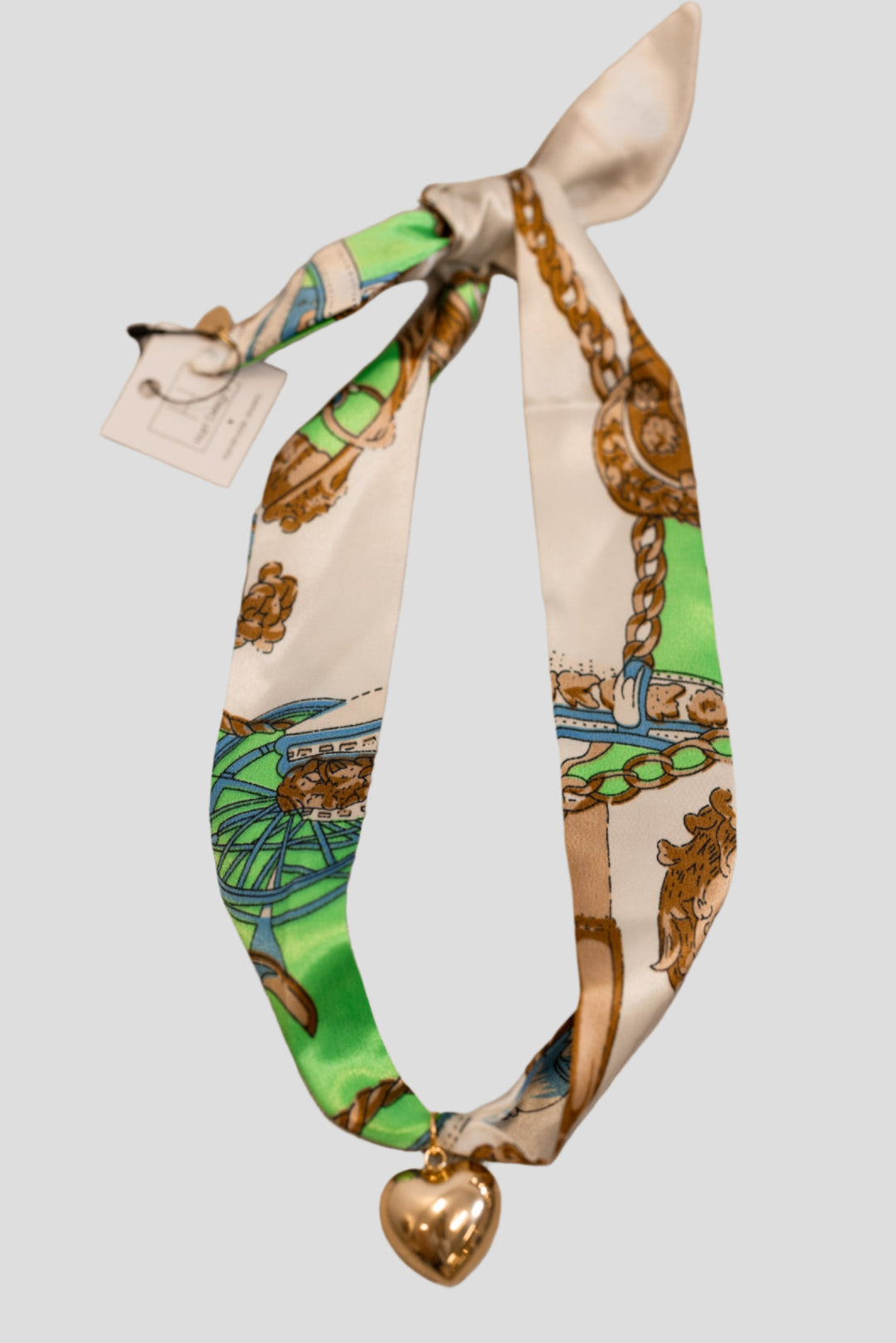 trending jewelry satin scarf charm necklace