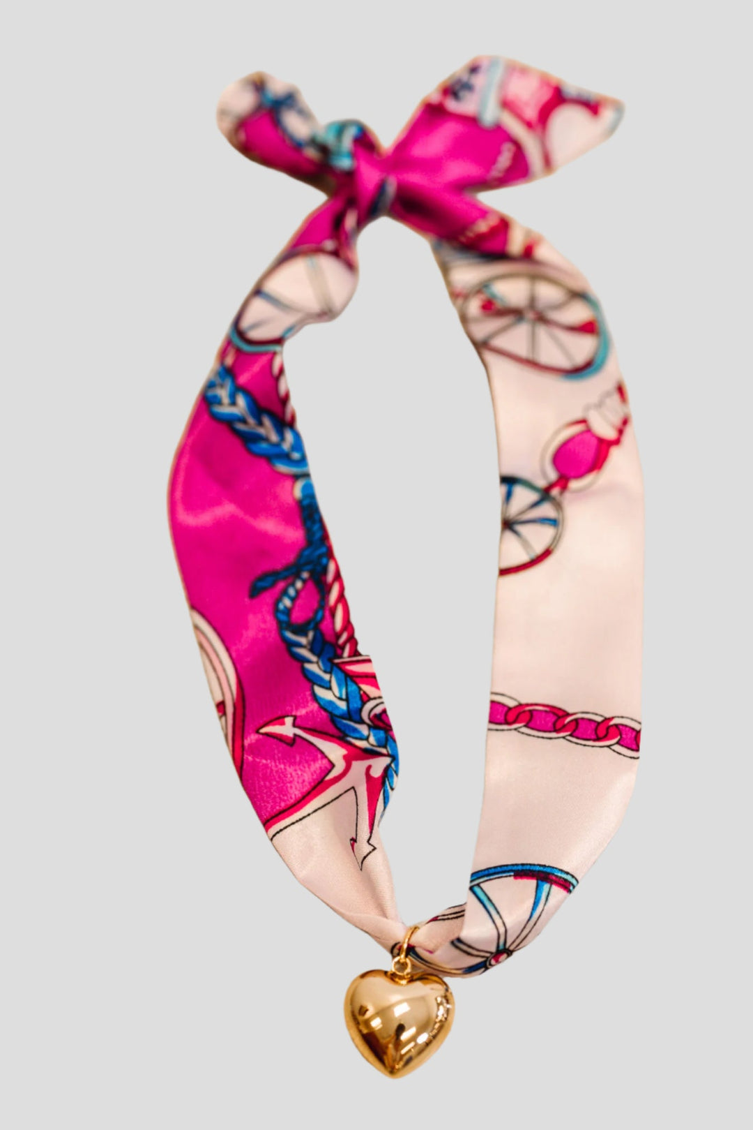 trending jewelry satin scarf charm necklace