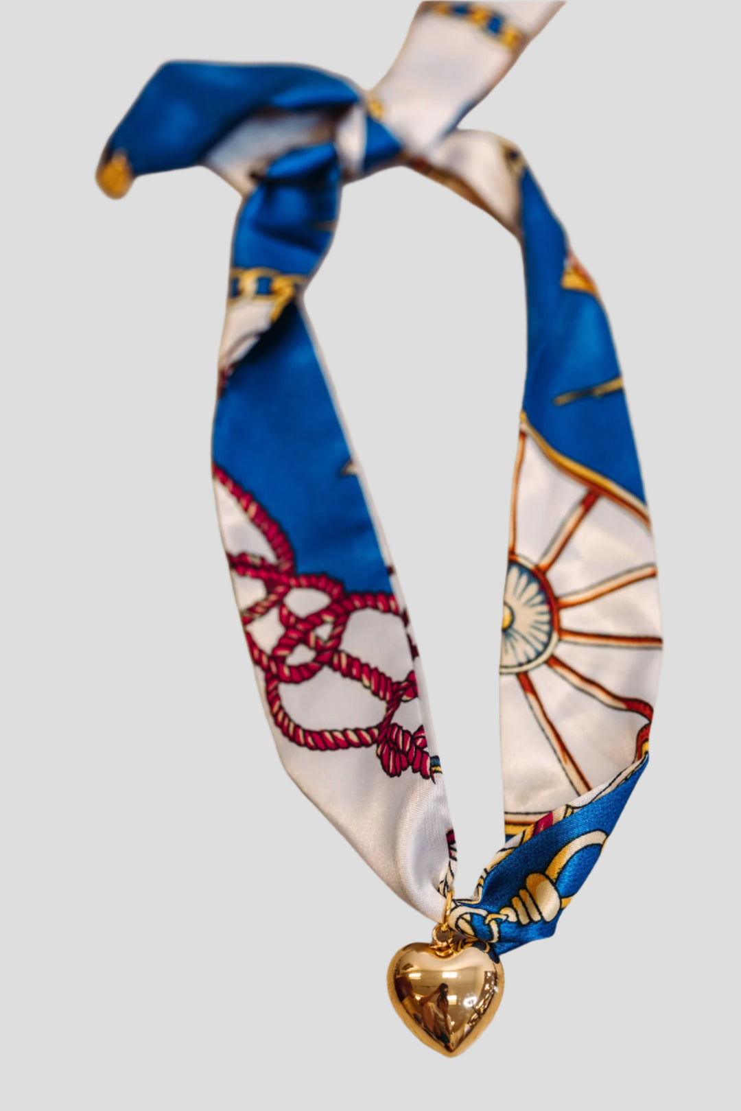 trending jewelry satin scarf charm necklace