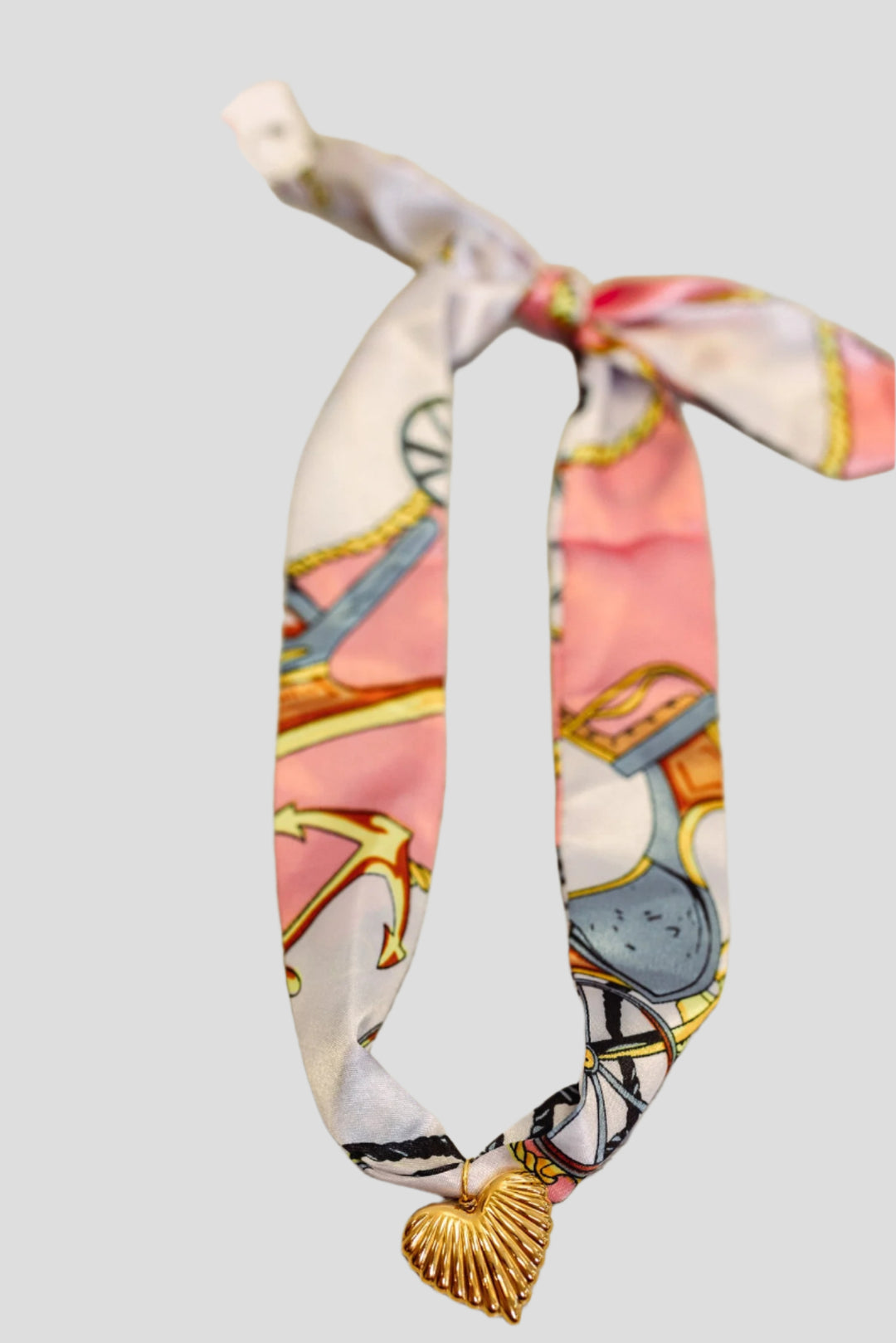 trending jewelry satin scarf charm necklace