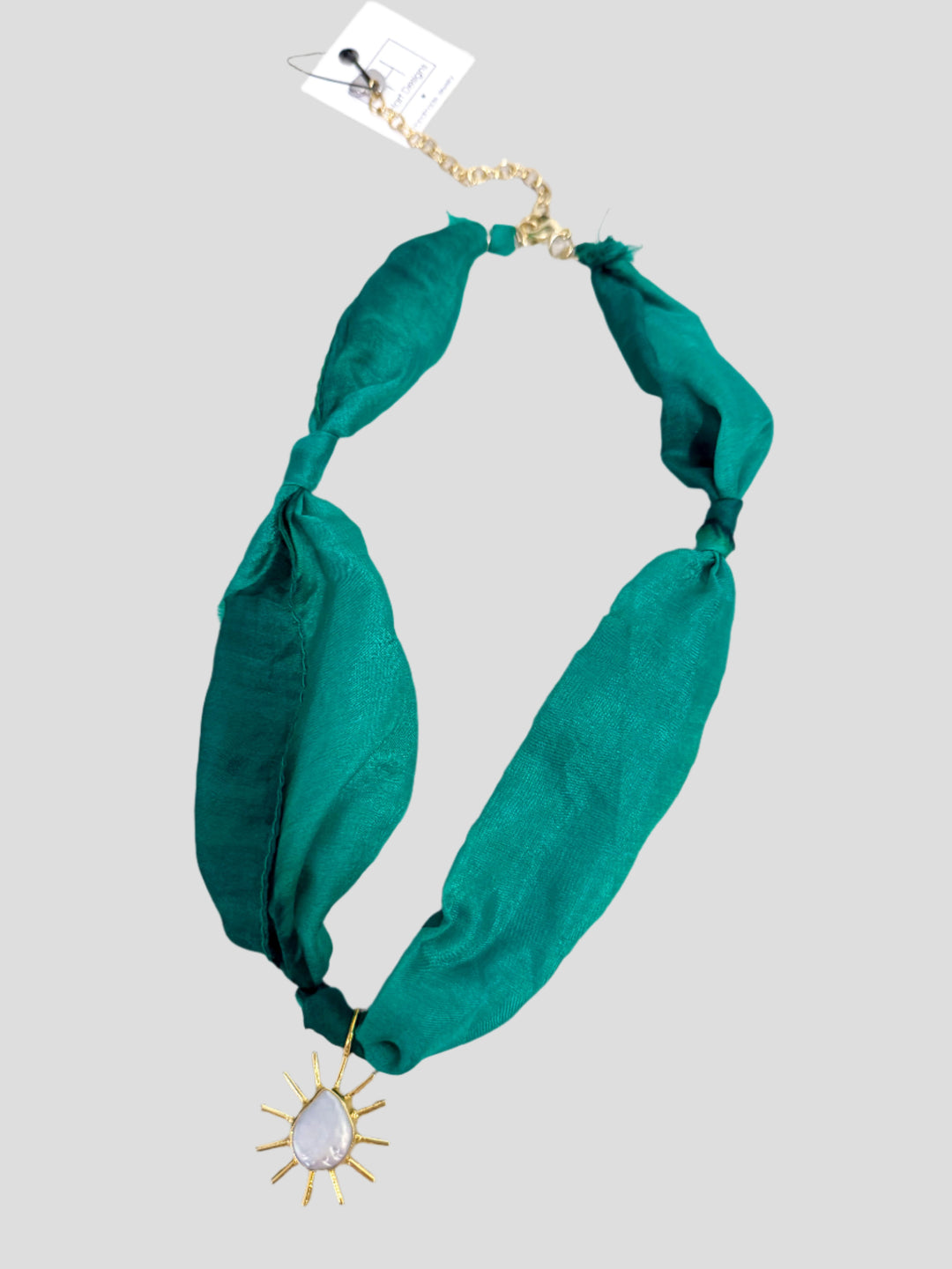 trending jewelry satin scarf charm necklace
