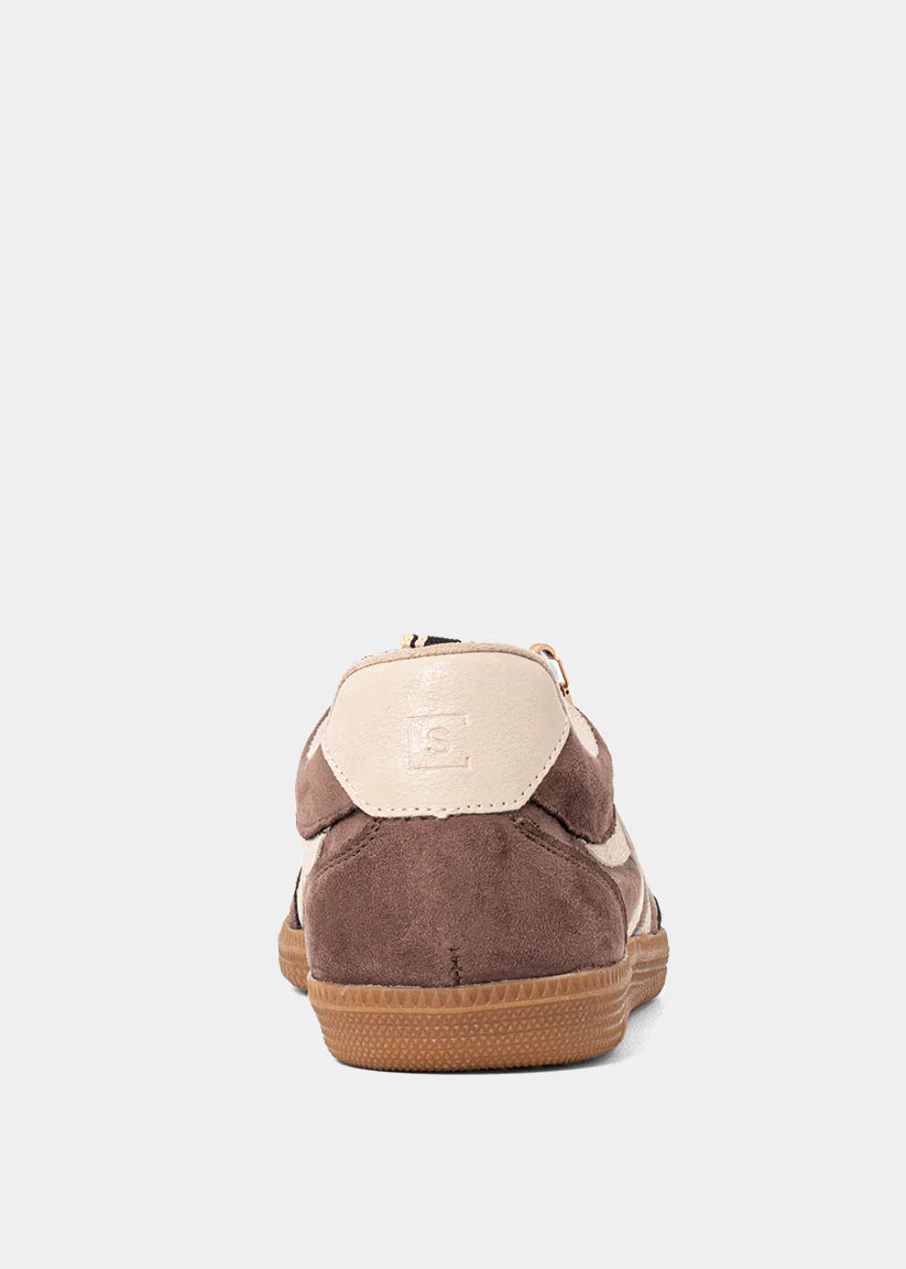 shu shop sasha brown suede sneakers  flat side back 