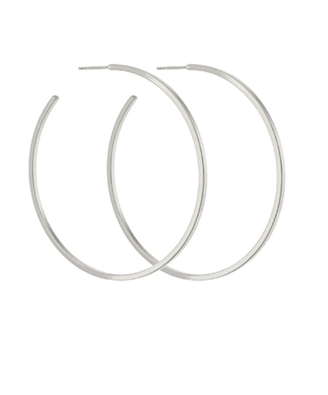 gold thin hoop earrings