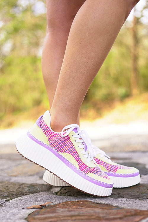 matisse spring tweed textured sneakers