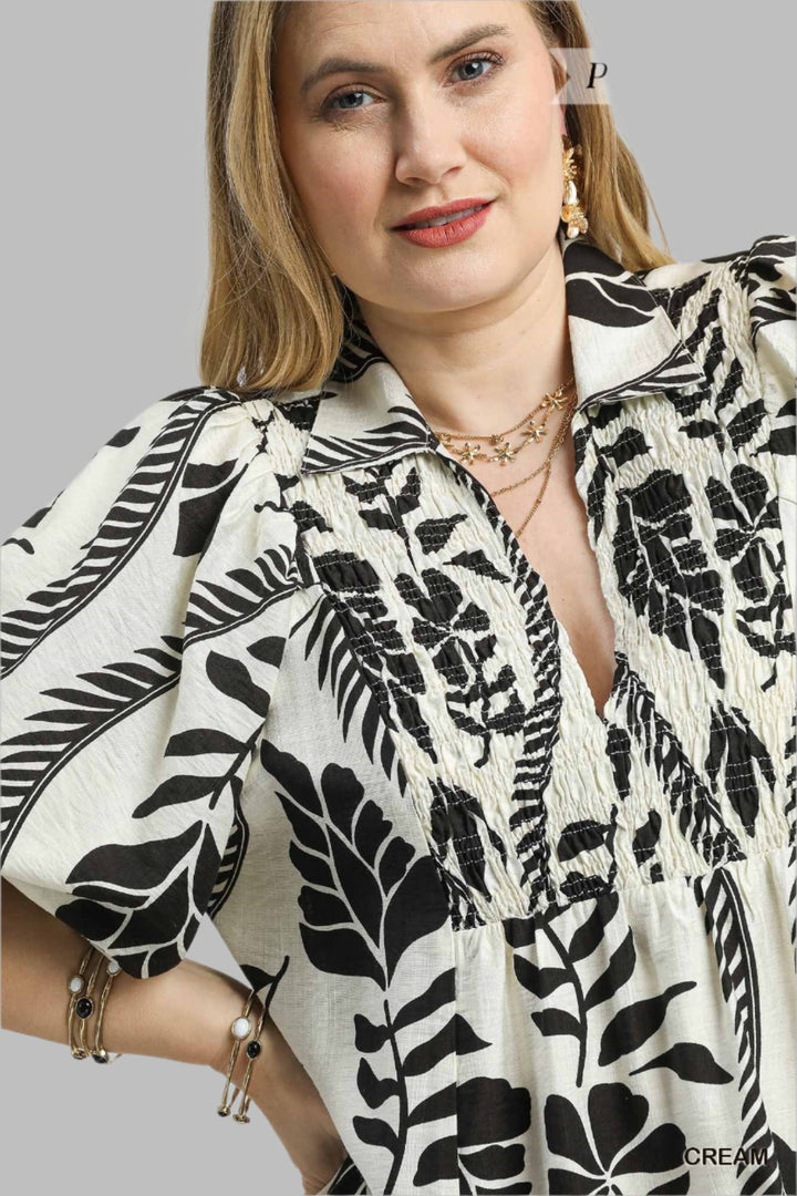 umgee plus size black midi dress