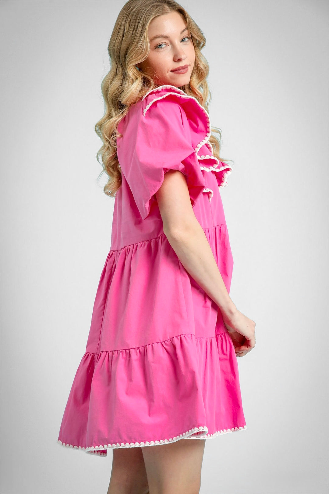 pink umgee plus dress