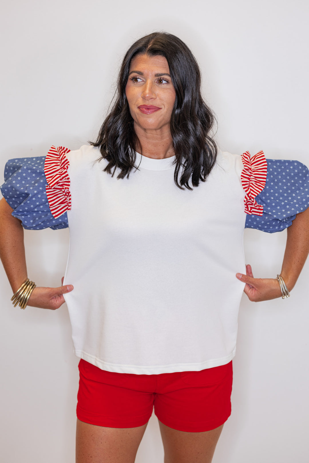 women's cute usa top