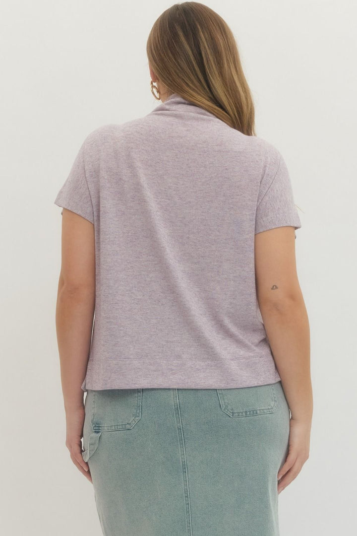 women's plus size spring tops side slits