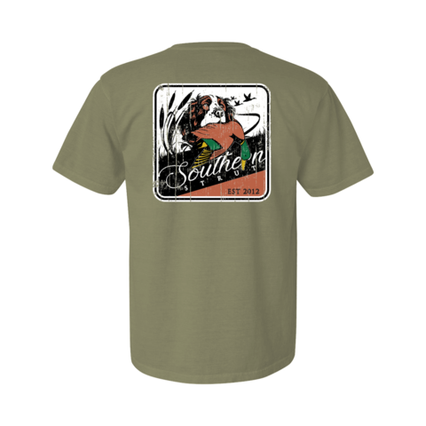 southern strut spaniel t shirt